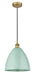 Innovations - 616-1P-BB-MBD-12-SF - One Light Mini Pendant - Edison - Brushed Brass