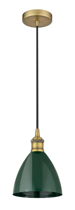 Innovations - 616-1P-BB-MBD-75-GR - One Light Mini Pendant - Edison - Brushed Brass