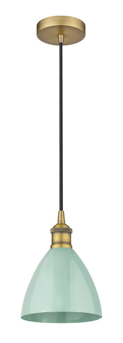 Innovations - 616-1P-BB-MBD-75-SF - One Light Mini Pendant - Edison - Brushed Brass