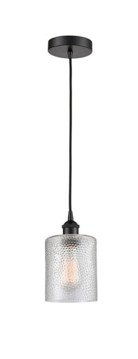 Edison One Light Mini Pendant Matte Black