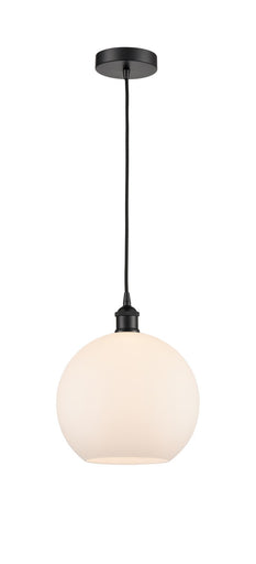 Edison One Light Mini Pendant Matte Black