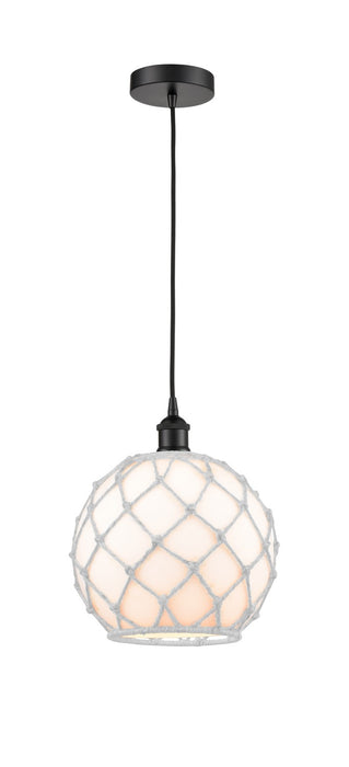 Innovations - 616-1P-BK-G121-10RW - One Light Mini Pendant - Edison - Matte Black