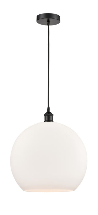 Innovations - 616-1P-BK-G121-14 - One Light Pendant - Edison - Matte Black