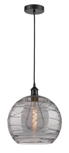 Edison One Light Pendant Matte Black