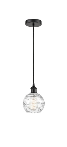 Edison One Light Mini Pendant Matte Black