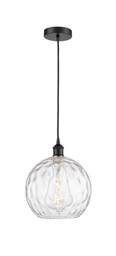 Edison One Light Mini Pendant Matte Black