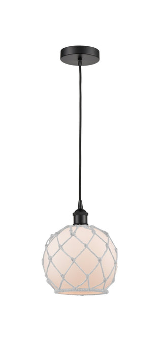 Innovations - 616-1P-BK-G121-8RW - One Light Mini Pendant - Edison - Matte Black
