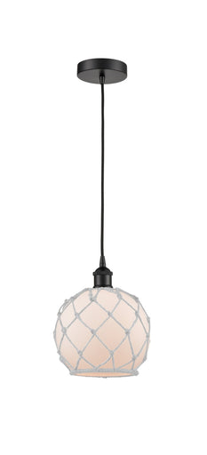 Edison One Light Mini Pendant Matte Black