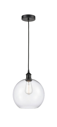 Edison One Light Mini Pendant Matte Black