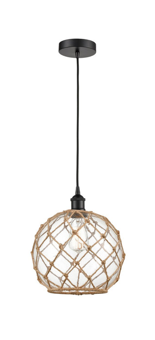 Innovations - 616-1P-BK-G122-10RB - One Light Mini Pendant - Edison - Matte Black