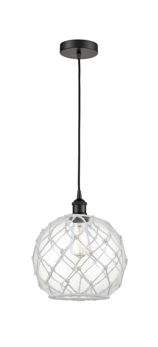 Innovations - 616-1P-BK-G122-10RW - One Light Mini Pendant - Edison - Matte Black