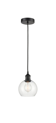 Edison One Light Mini Pendant Matte Black