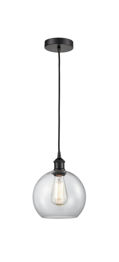 Edison One Light Mini Pendant Matte Black