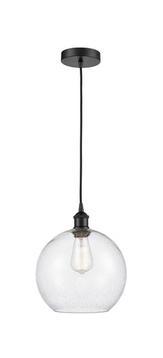 Edison One Light Mini Pendant Matte Black