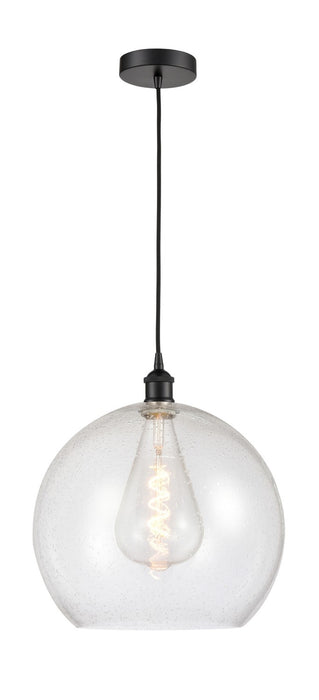 Innovations - 616-1P-BK-G124-14 - One Light Pendant - Edison - Matte Black