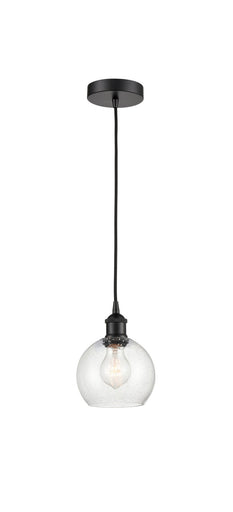 Edison One Light Mini Pendant Matte Black