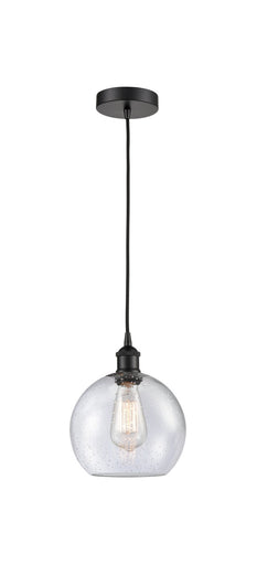 Edison One Light Mini Pendant Matte Black