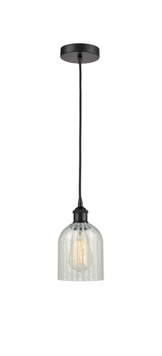 Edison One Light Mini Pendant Matte Black