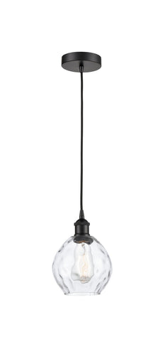 Edison One Light Mini Pendant Matte Black