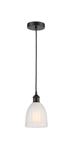 Edison One Light Mini Pendant Matte Black