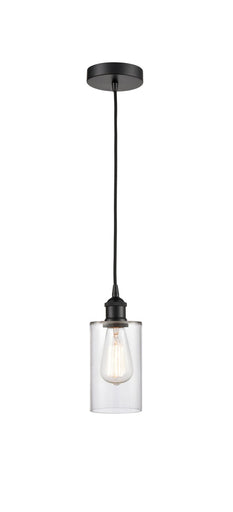 Edison One Light Mini Pendant Matte Black