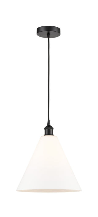 Innovations - 616-1P-BK-GBC-121 - One Light Mini Pendant - Edison - Matte Black