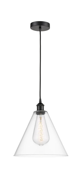 Innovations - 616-1P-BK-GBC-122 - One Light Mini Pendant - Edison - Matte Black