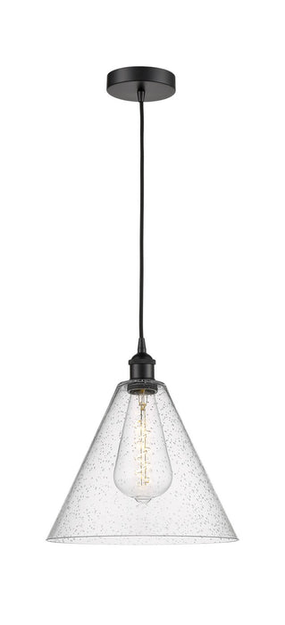 Innovations - 616-1P-BK-GBC-124 - One Light Mini Pendant - Edison - Matte Black