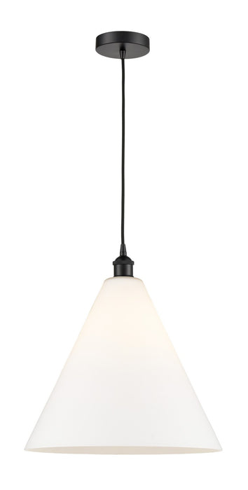 Innovations - 616-1P-BK-GBC-161 - One Light Pendant - Edison - Matte Black