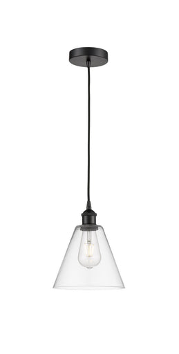 Edison One Light Mini Pendant Matte Black
