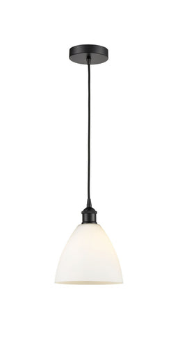 Edison One Light Mini Pendant Matte Black
