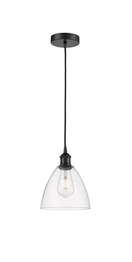 Edison One Light Mini Pendant Matte Black