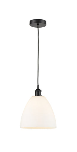 Edison One Light Mini Pendant Matte Black
