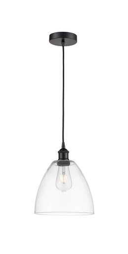 Edison One Light Mini Pendant Matte Black