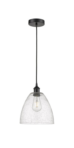 Edison One Light Mini Pendant Matte Black