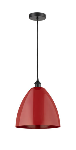 Edison One Light Mini Pendant Matte Black