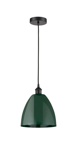 Edison One Light Mini Pendant Matte Black