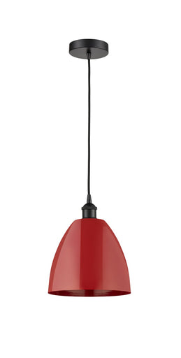 Edison One Light Mini Pendant Matte Black