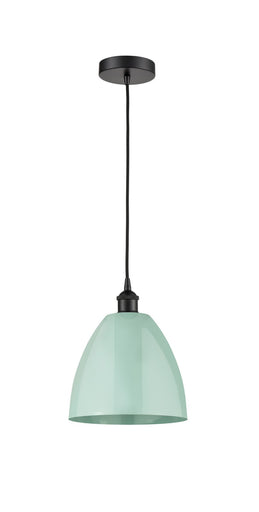 Edison One Light Mini Pendant Matte Black