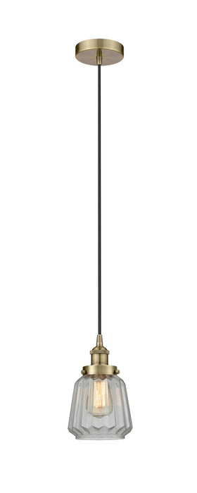 Innovations - 616-1PH-AB-G142 - One Light Mini Pendant - Edison - Antique Brass