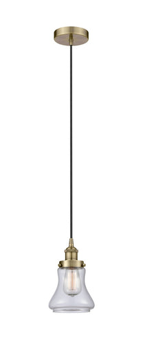 Edison One Light Mini Pendant Antique Brass