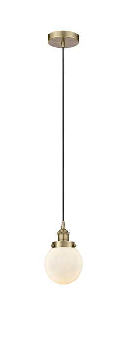 Innovations - 616-1PH-AB-G201-6 - One Light Mini Pendant - Edison - Antique Brass