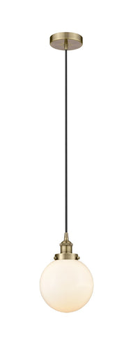 Edison One Light Mini Pendant Antique Brass