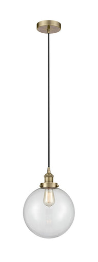 Edison One Light Mini Pendant Antique Brass
