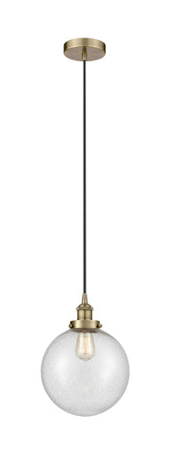 Edison One Light Mini Pendant Antique Brass