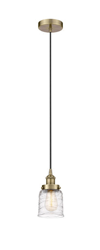Edison One Light Mini Pendant Antique Brass