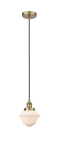Edison One Light Mini Pendant Antique Brass