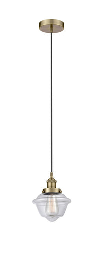 Edison One Light Mini Pendant Antique Brass