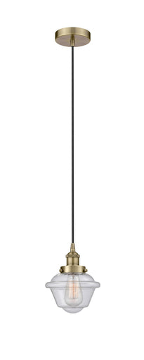 Edison One Light Mini Pendant Antique Brass