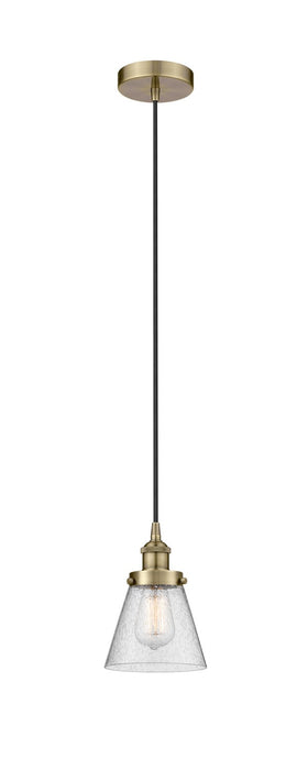 Innovations - 616-1PH-AB-G64 - One Light Mini Pendant - Edison - Antique Brass